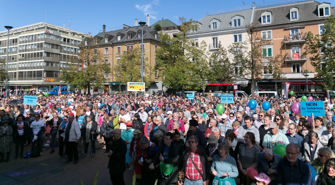 Marsch fürs Läbe: im Herzen von Oerlikon